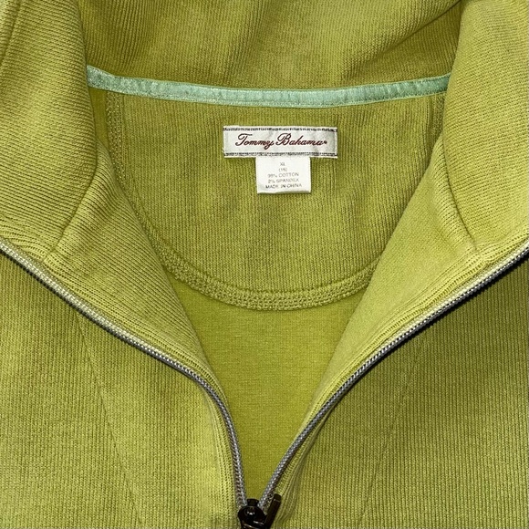 Tommy Bahamas half zip pullover sweater - Picture 2 of 3